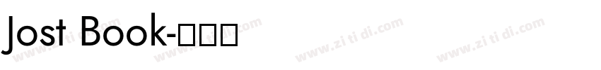 Jost Book字体转换